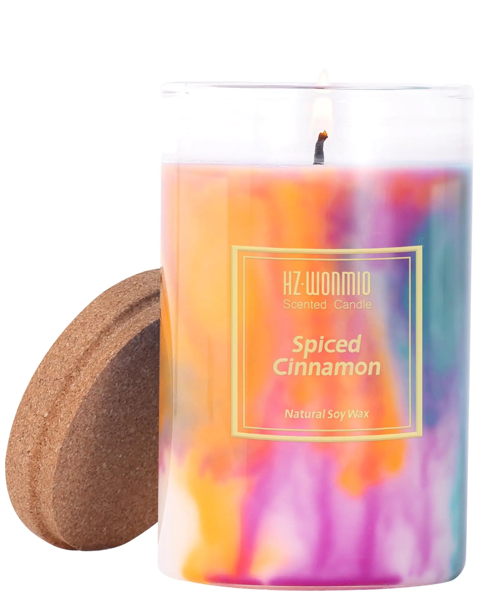 Spiced Cinnamon Candle Hand-Poured Soy Wax Candles