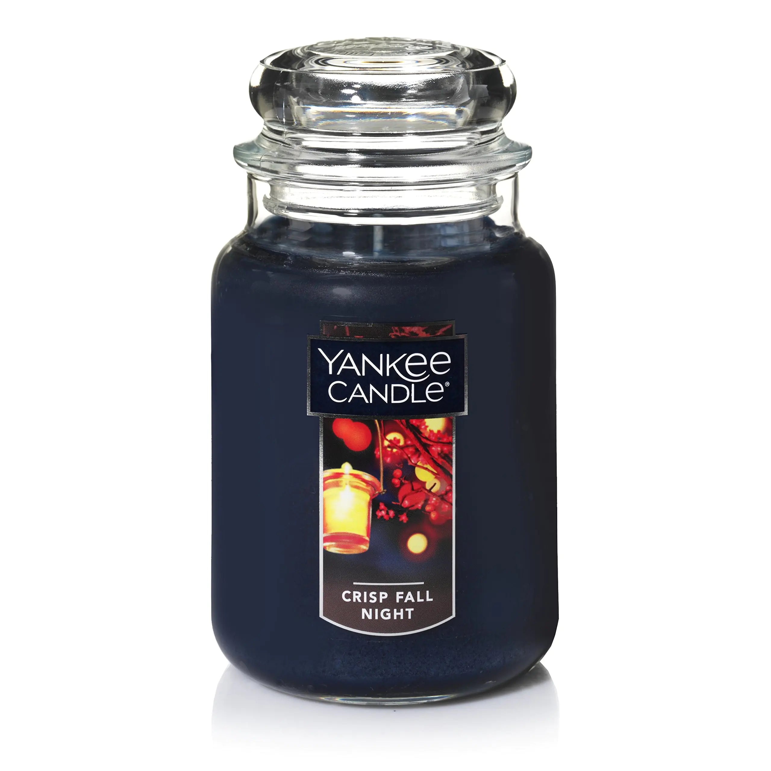 Yankee Candle Crisp Fall Night Scented Classic 22oz Large Jar