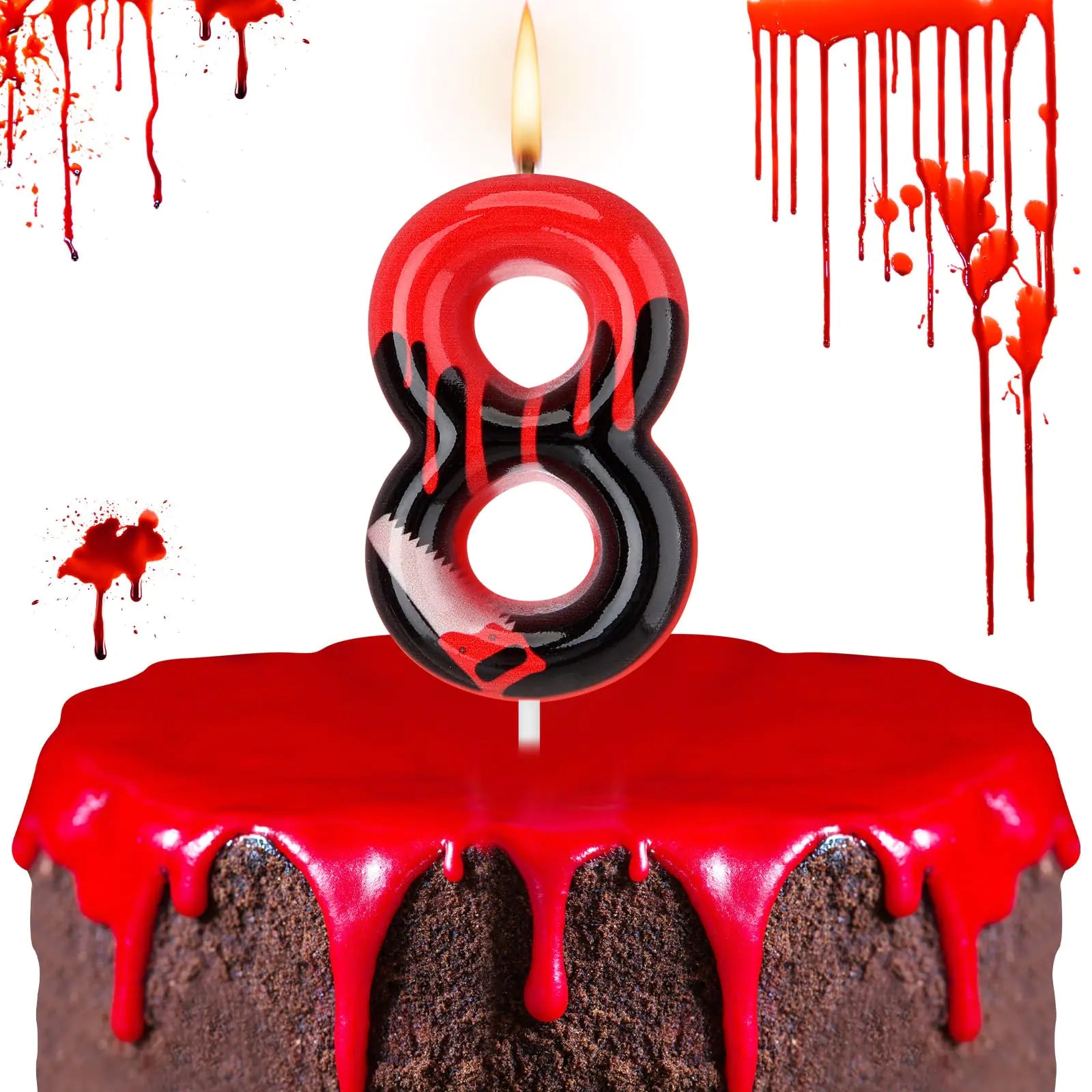 Bleeding Number Candle
