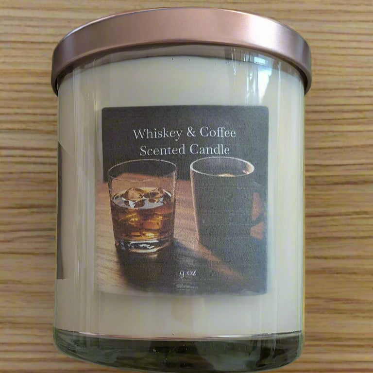 Whiskey & Coffee Scented Candle