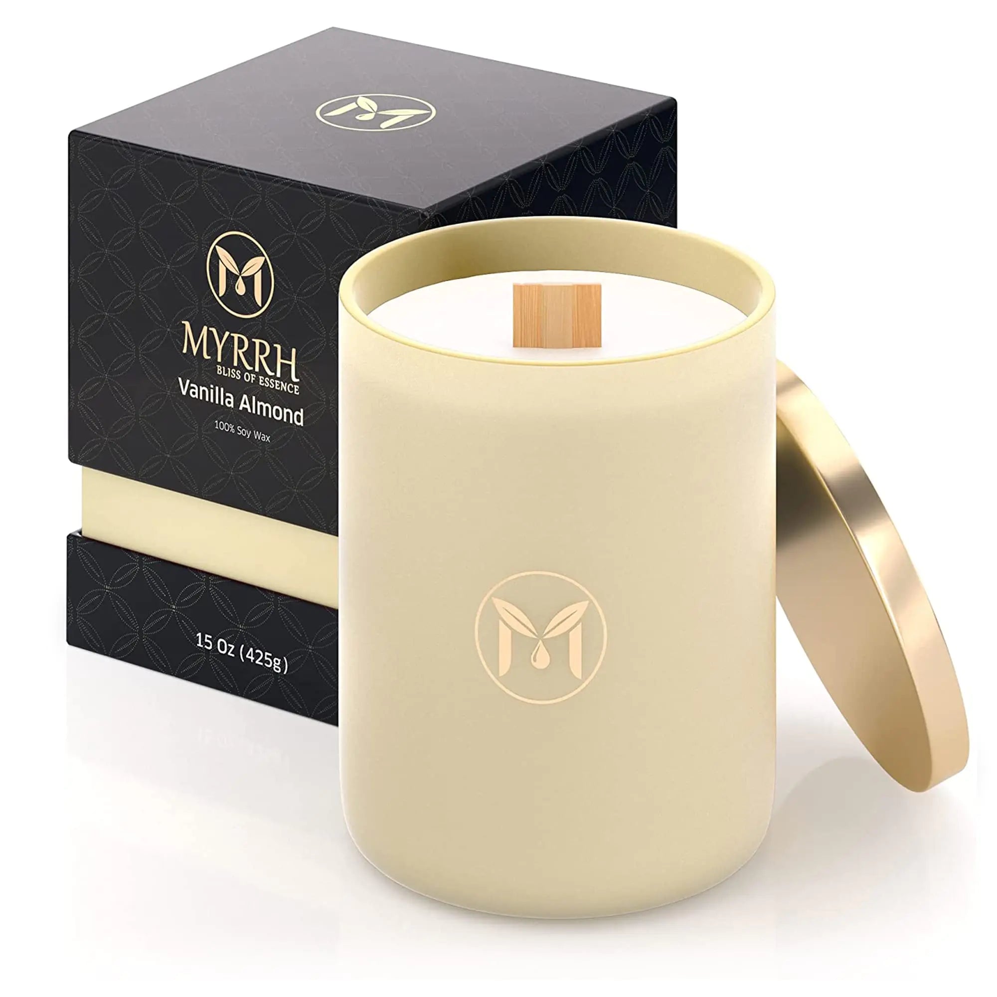 Vanilla Almond Scented Candle