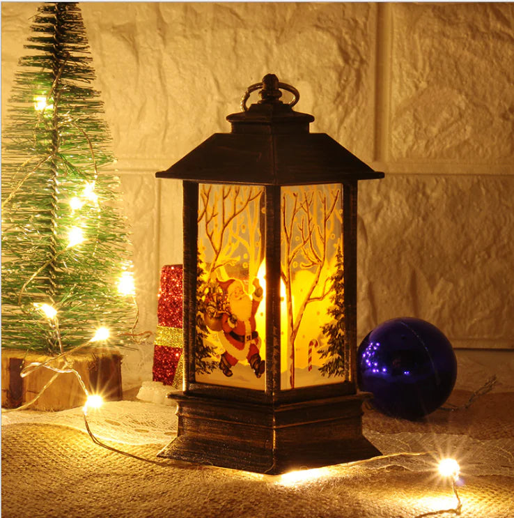 Festive Snowman Candle Lantern