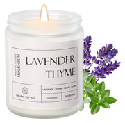 Lavender Thyme Scented Candle
