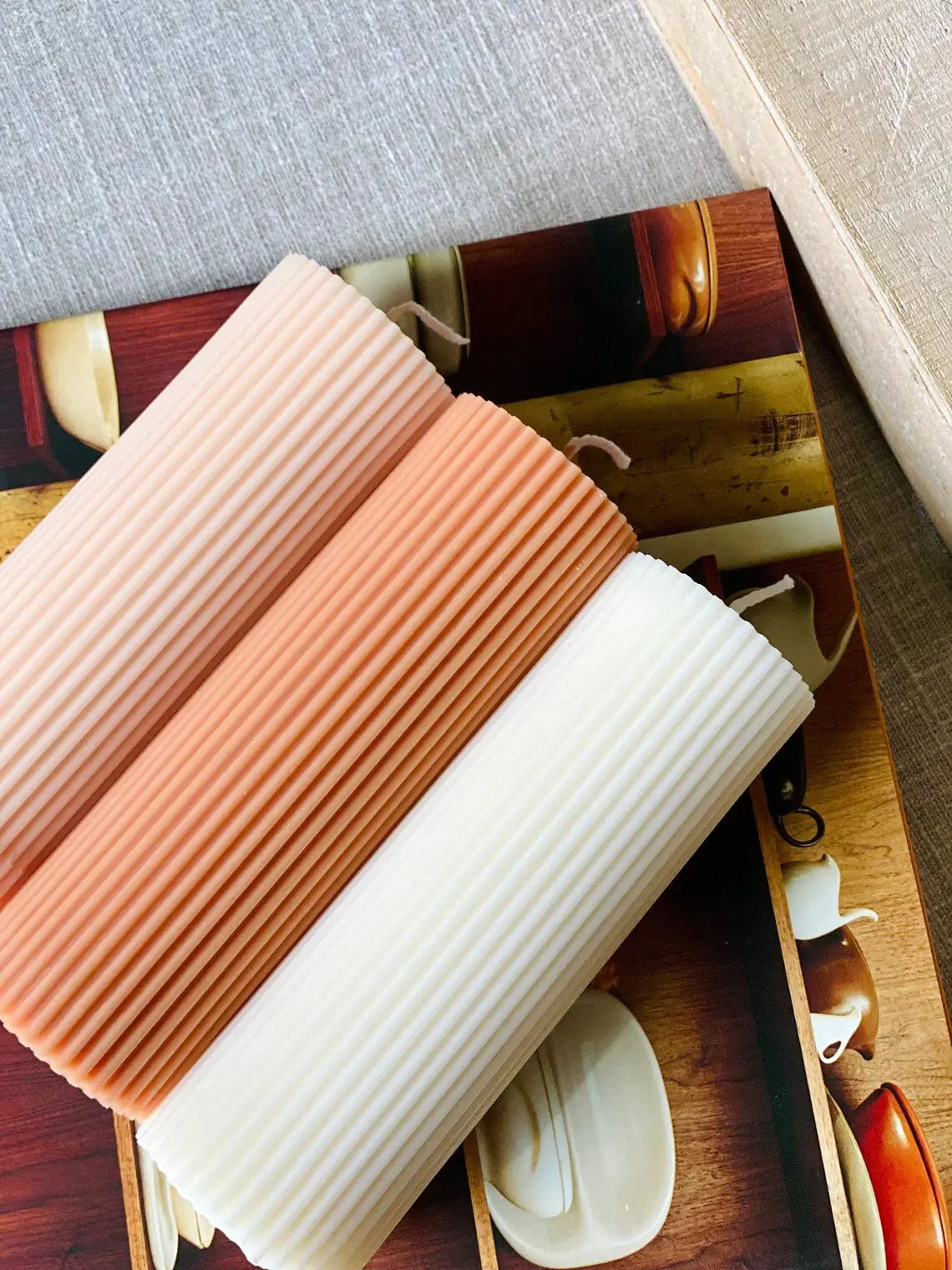 Sleek Soy Pillar Candles