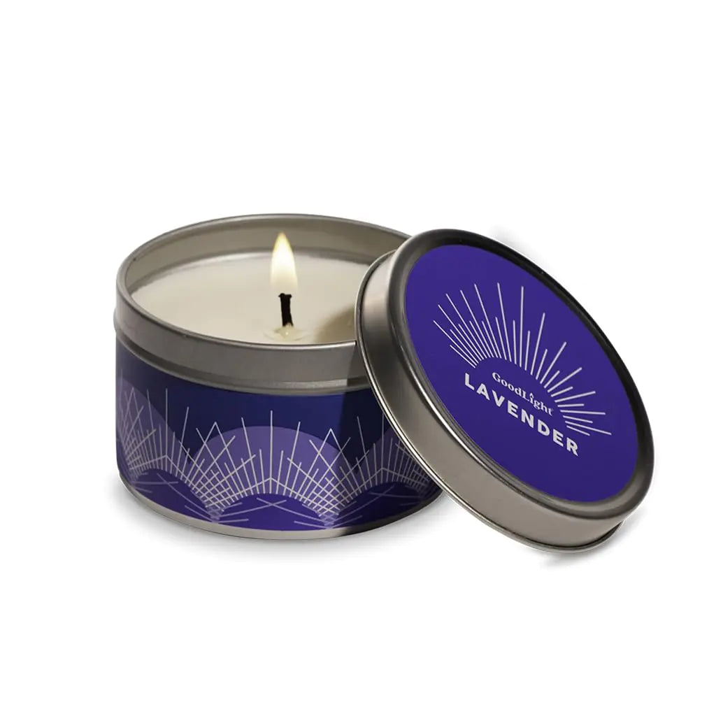 EcoPure Lavender Aromatherapy Tin Candle 6oz