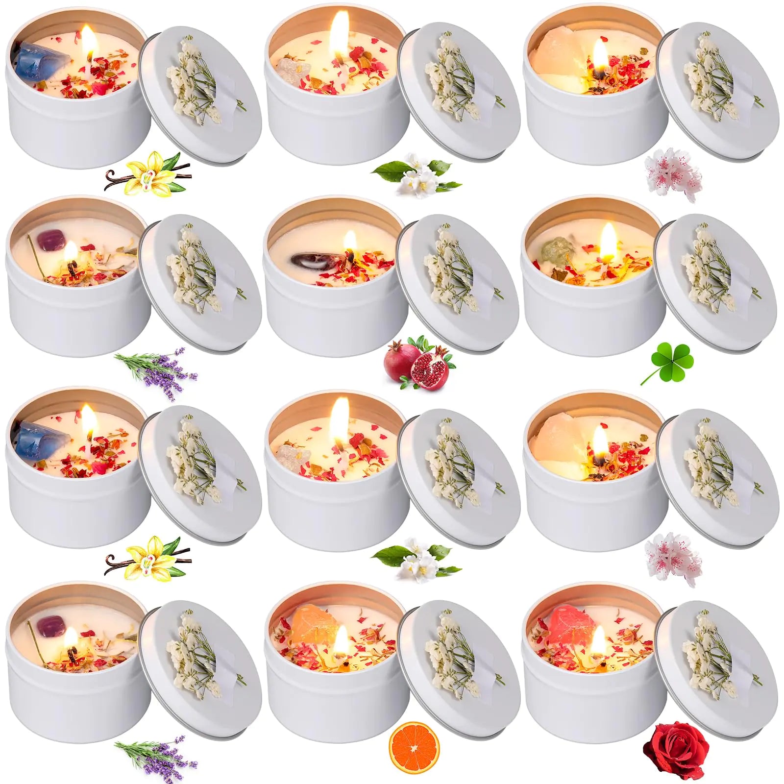 Bridal Bliss 12pc Scented Candle Set