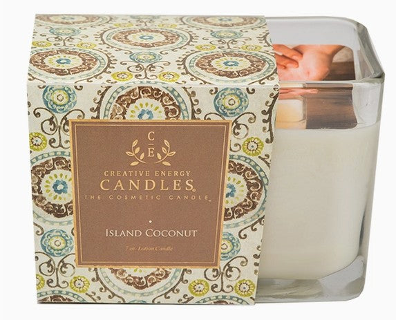 Luxurious Massage Oil Candle - Island Coconut