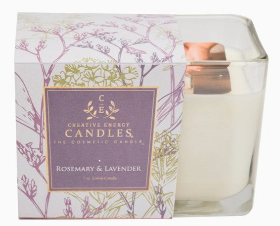 Luxurious Massage Oil Candle - Rosemary & Lavender