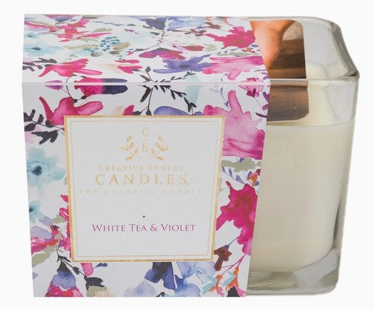 Luxurious Massage Oil Candle - White Tea & Violet