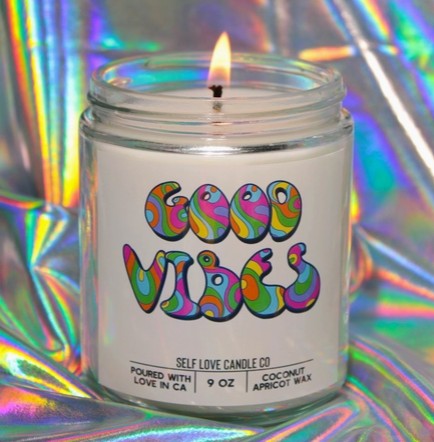 Good Vibes Self Love Candle – Coconut Wax