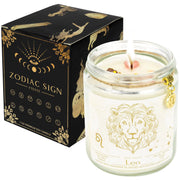 Leo Zodiac Crystal Candles Astrology
