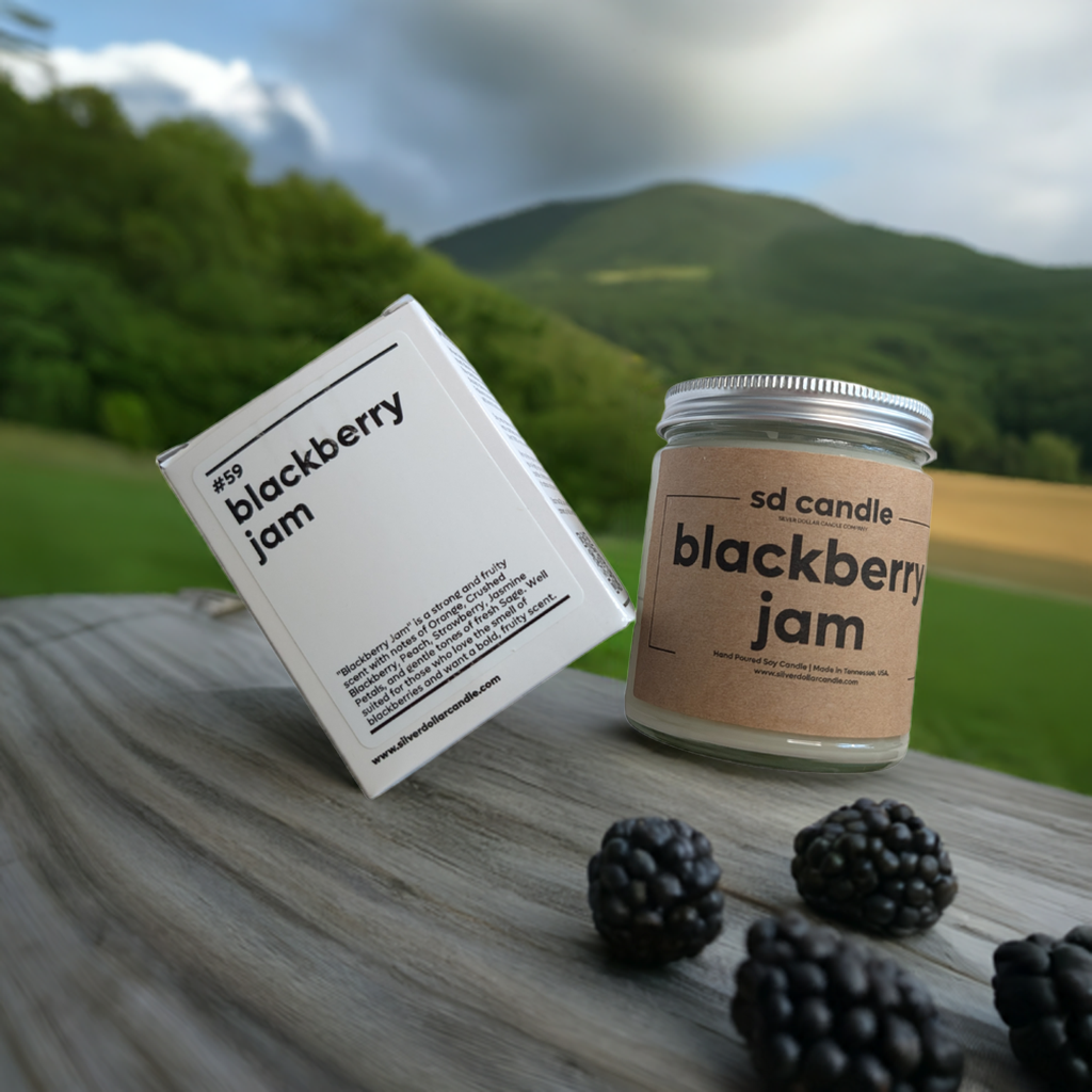 Blackberry Jam-Scented Soy Candle