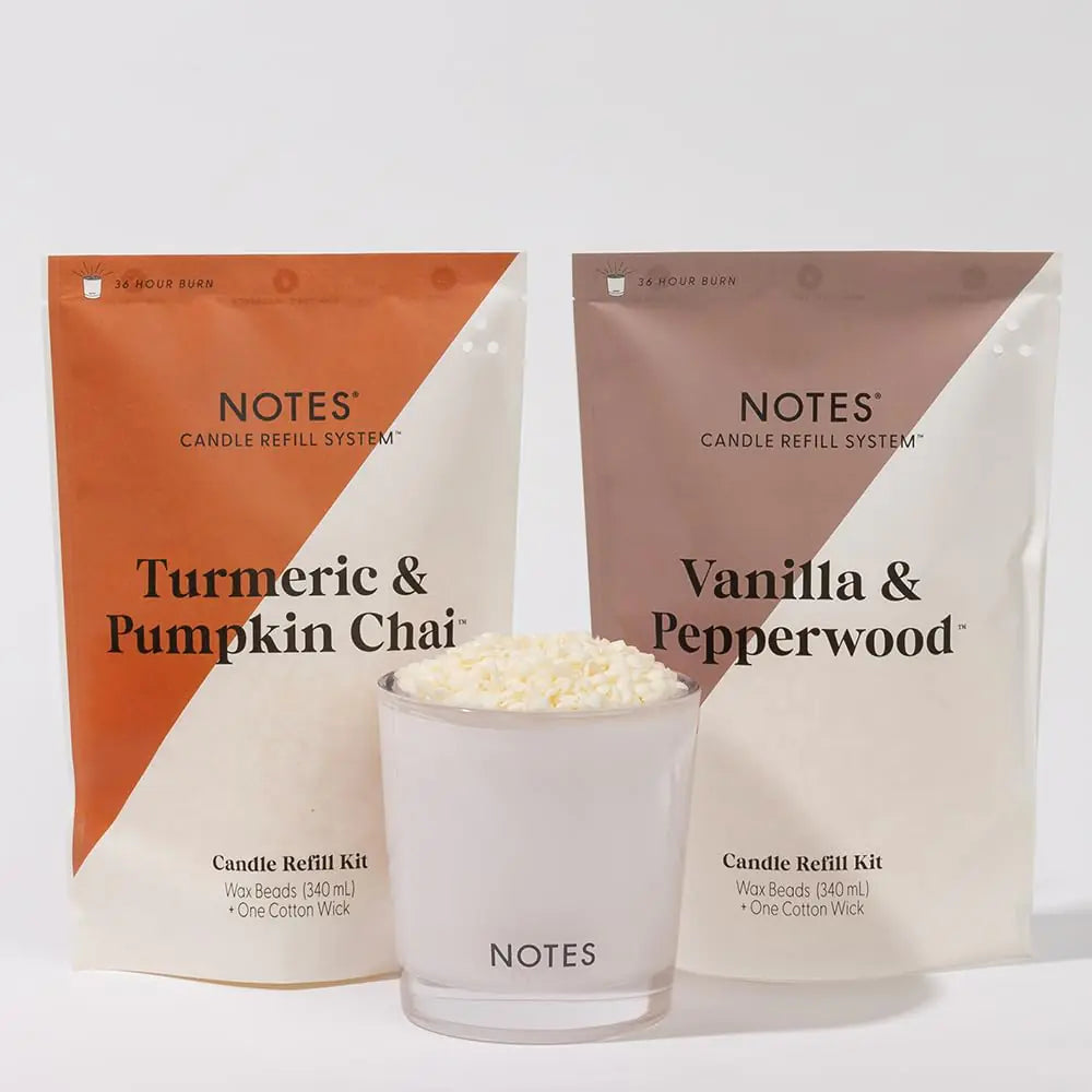 NOTES Candle Starter Kit – Warm Cozy Duo