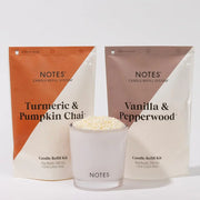 NOTES Candle Starter Kit – Warm Cozy Duo