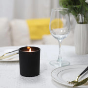 Scented Candles Natural Soy Candle for Home Large Glass Jar Candles 8oz Single Wick Candle Over 50 Hours of Burn Time for Creating Relaxing Ambience & Holiday Gifting（Amber）