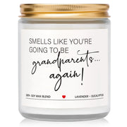 Lavender Scented Candles Pregnancy Reveal
