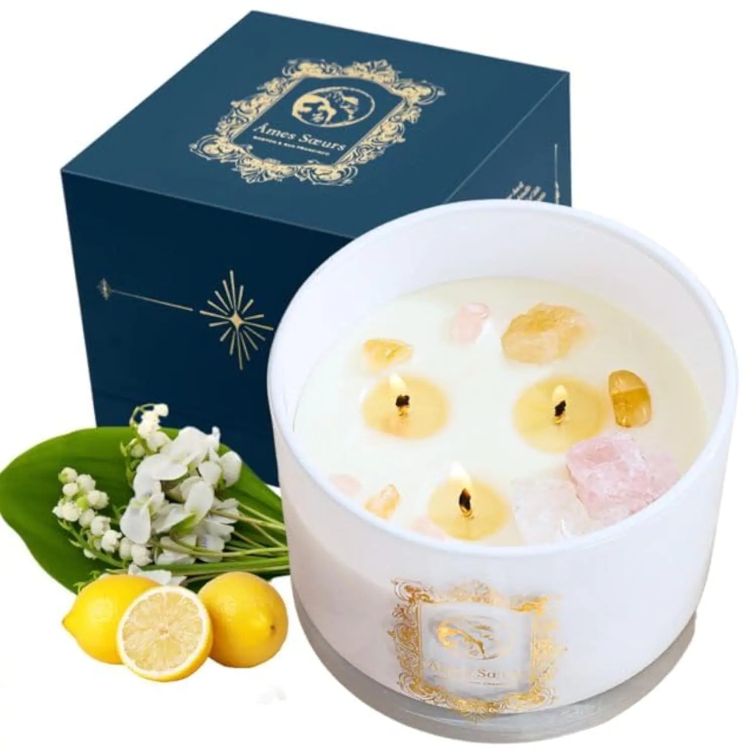 Serenity Crystal Soy Candle