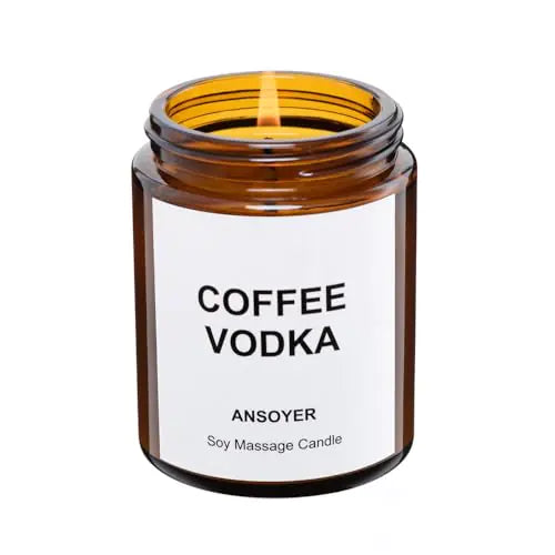SOYTHRIVE Scented Massage Oil Candle - Coffee Vodka 4.5oz