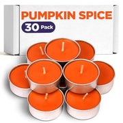 Pumpkin Spice Fragrant Tealights - Seasonal Scented Tea Light Candles