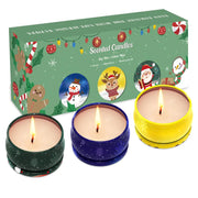 Holiday Aromatherapy 4-Pack Scented Soy Candles